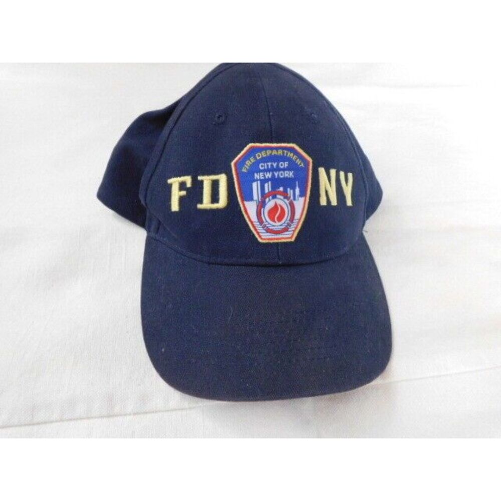 Men's FDNY New York City Fire Department Embroidered Adjustable‎ Cap Hat OSFA